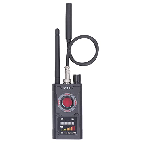K18S Versteckter Kamera-Detektor 1MHZ-8000MHZ Bug Wireless Signal Scanner Hochempfindlicher GPS-Positionierungsfinder Privater Schutz Überwachungsgeräte-Detektor von Natudeco