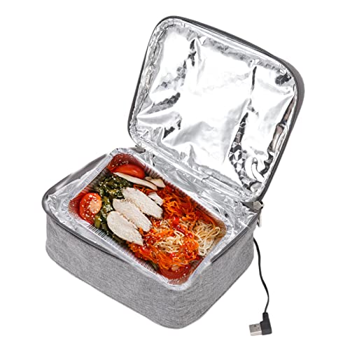 Natudeco Bento-Box aus Oxford-Stoff, 7,3 Unzen, tragbarer Ofen, Reise, beheizte Lunchbox mit Griff, tragbar für Büro, Schule, Spielen von Natudeco