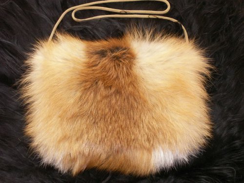 Natur-Fell-Shop Muff aus echtem Rotfuchs NEU von Natur-Fell-Shop