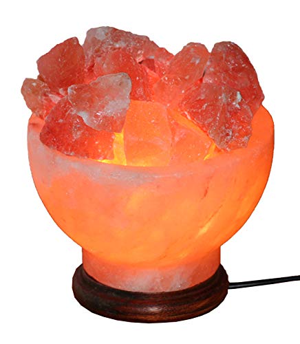 Kristallsalz Feuerschale-Feuerkorb mit 3kg Salz aus einem Vorgebirge des Himalaya/Pakistan von NaturGut