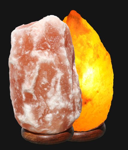 Salzlampe 2-3 kg Salz Kristall Stein Salzleuchte Nachtlampe Salzkristalllampe - Natürliche Beleuchtung für entspannte Atmosphäre und verbessertes Raumklima von NaturGut
