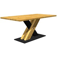 Premium Esszimmertisch aus Eiche Massivholz modernem Design von Natura Classico