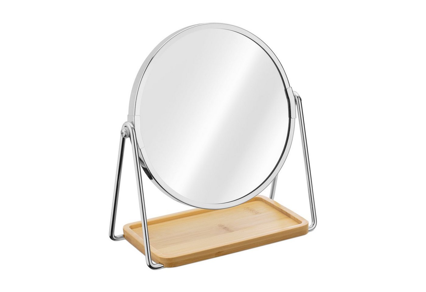 Navaris Kosmetikspiegel Kosmetikspiegel Schminkspiegel - doppelseitiger Spiegel 360° (1-St) von Navaris