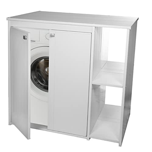 Negrari AM5012PRO Waschmaschinenabdeckung aus Harz für den Außenbereich, ABS, Weiß, Medium, Acrylnitril-Butadien-Styrol von Negrari