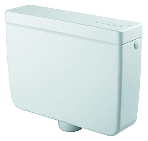 Negrari N1034RAM Pratika WC-Spülkasten, isoliertes ABS, Fassungsvermögen 9 Liter, weiß von Negrari