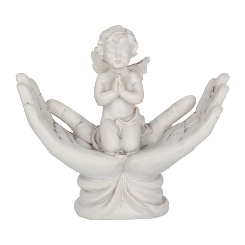 Nemesis Now NEM3997 Cherub-Figur, 11 cm, Resin, weiß, fachmännisch gefertigte Cherub-Figur, Geschenk für neue Eltern, aus feinstem Harz gegossen, fachmännisch handbemalt von Nemesis Now