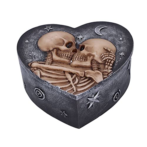 Nemesis Now Star Crossed Lovers Skelettbox, Grau, 13,5 cm von Nemesis Now