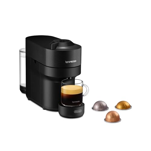 Nespresso De'Longhi ENV90.B Vertuo Pop, Kaffeekapselmaschine, 1350W, Liquorice Black von Nespresso