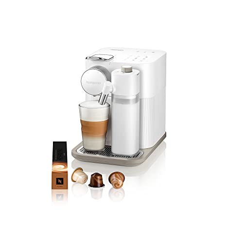 Nespresso De'Longhi EN640.W Gran Lattissima Kaffeekapselmaschine mit automatischem Milchsystem,19 Bar Druck, 1400W,Weiß von Nespresso