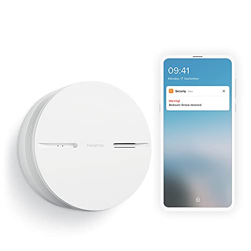 Netatmo Smart Smoke Alarm, 10-Years Battery life, Connected Smoke, Self-Testing, No Hub Necessary, Conforms to EN14604, NSA-UK von Netatmo