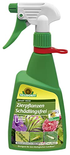 Neudorff Spruzit NEEM Zierpflanzen Schädlingsfrei, Spritzmittel zur Bekämpfung von lästigen Insekten an Zierpflanzen - 450 ml von Neudorff