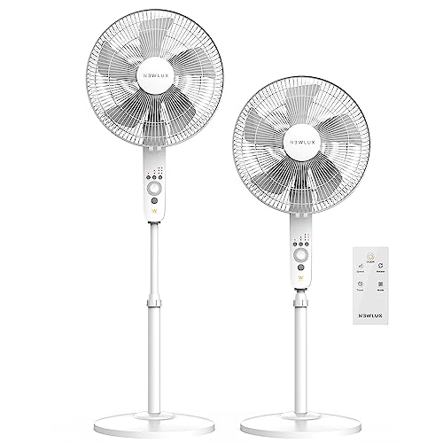 Newlux - Standventilator mit Fernbedienung W550 Smart 5 Flügel von Newlux