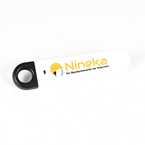240 Cuttermesser Sicherheits Cutter Paket Messer Kartonmesser weiß mit Logo von NiNeKa