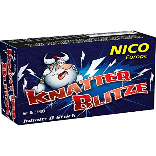 Knatterblitze - 8 Stück/Schachtel - 20 Schachteln/Paket von Nico