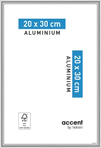 accent by nielsen Aluminium Bilderrahmen Accent, 20x30 cm, Silber von accent by nielsen