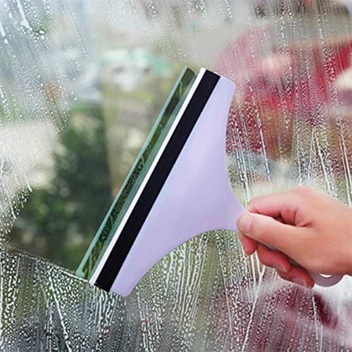 Fensterreinigung Badezimmer Fliesenwischer Glasreiniger, 21 × 22 cm, Glasreiniger Fensterwischer Bodenfliesenreinigung Autoklinge Bürstenreinigungswerkzeug für Badezimmer von Niiyen
