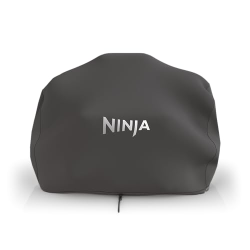 Ninja XSKCOVERXL Woodfire Premium Grillabdeckung Pro, kompatibel mit OG800 und OG900 Serien, UV- und wasserabweisend, elastischer Kordelzug für Gute Passform, leicht, ganzjähriger Schutz, 33 x 61 cm, von Ninja