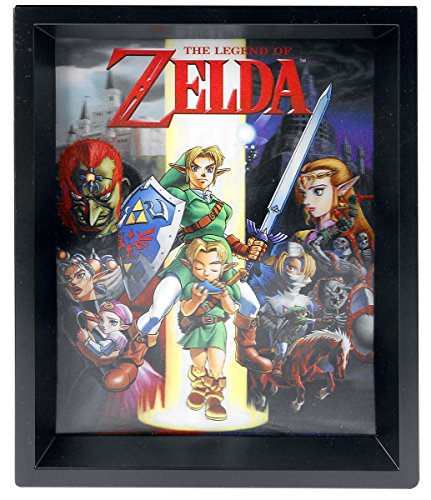 Nintendo The Legend of Zelda 3D gerahmt Lenticular Poster'',10 x 8 inch von Nintendo