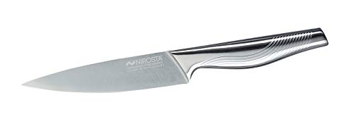 Nirosta Universalmesser Swing 30 cm – Hochwertiger Edelstahl – Scharfes Messer in Profi-Qualität für Obst, Gemüse & Co – Handgeschärfter Taper-Klingenschliff – Sandgestrahlter Anti-Rutsch-Griff von Nirosta