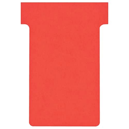 Nobo T-Karten 100 Stück Index 2 Rot von Nobo