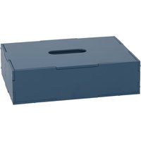 Nofred - Aufbewahrungsbox mit Deckel, 33,5 x 9 x 24 cm, blau von Nofred