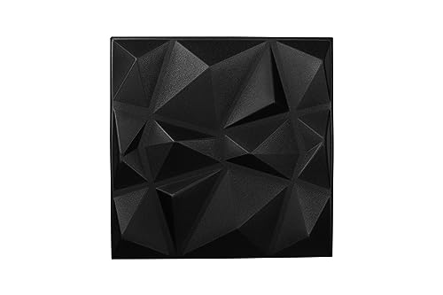 Nord Plus - Wandpaneele aus Styropor 3D Paneele für Decke Dekor Wandverkleidung Paneele (Schwarzer Diamant, 36) von Nord Plus