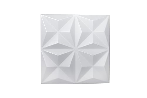 Nord Plus - Wandpaneele aus Styropor 3D Paneele für Decke Dekor Wandverkleidung Paneele (Star White, 24) von Nord Plus