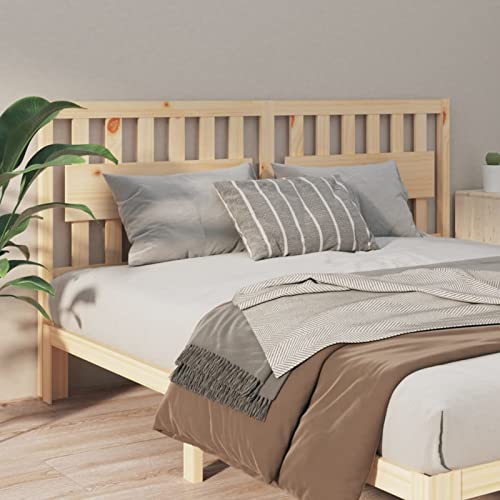 Norheim Kopfteil Holz Kopfteil Für Bett Kopfenden Bett Kopfteil Holz Kopfteil Bett Rueckenlehne Bett Dekoratives Kopfteil 125.5 x 4 x 100 cm Massivholz Kiefer 220 von Norheim