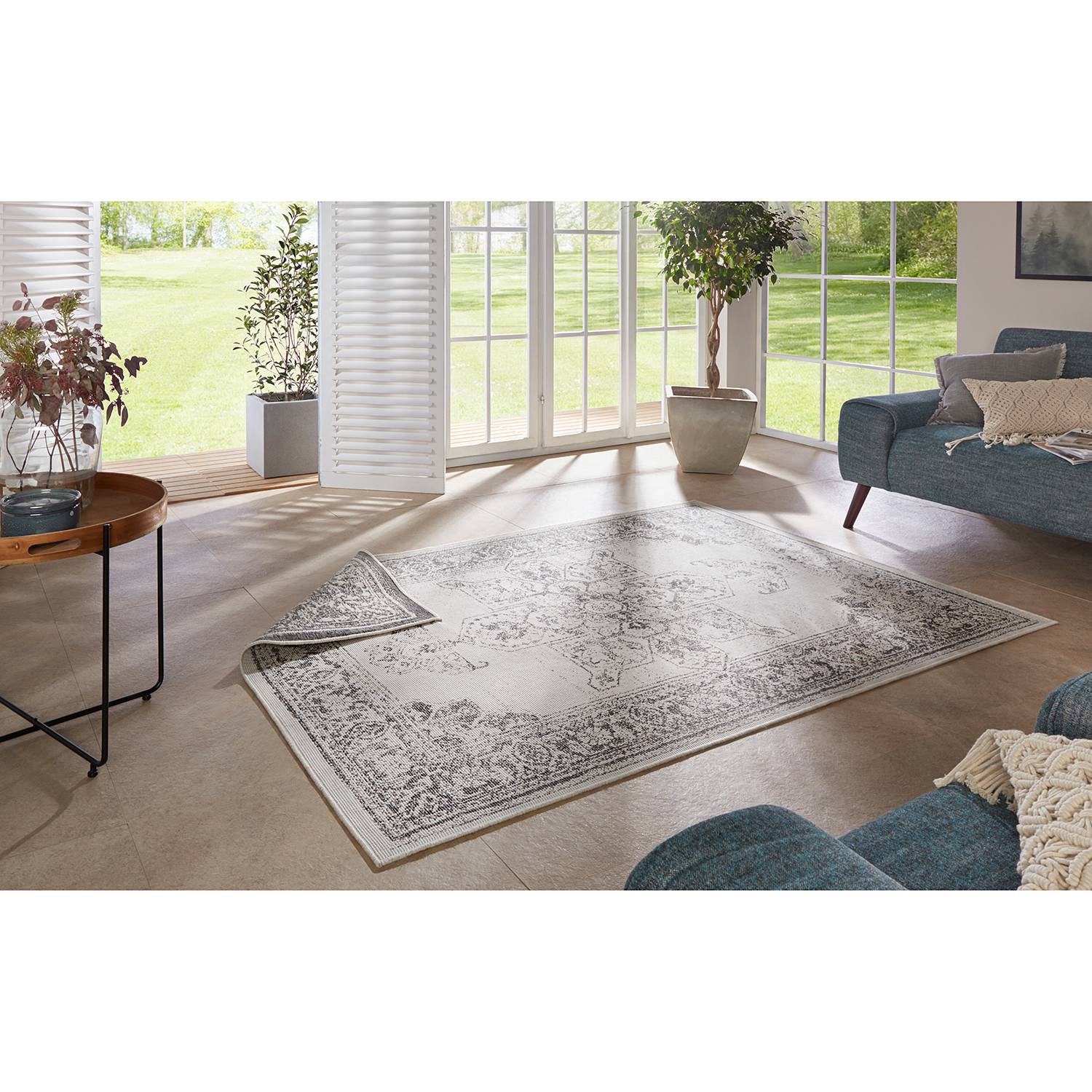 In-/Outdoor Wendeteppich Borbon I von Northrugs