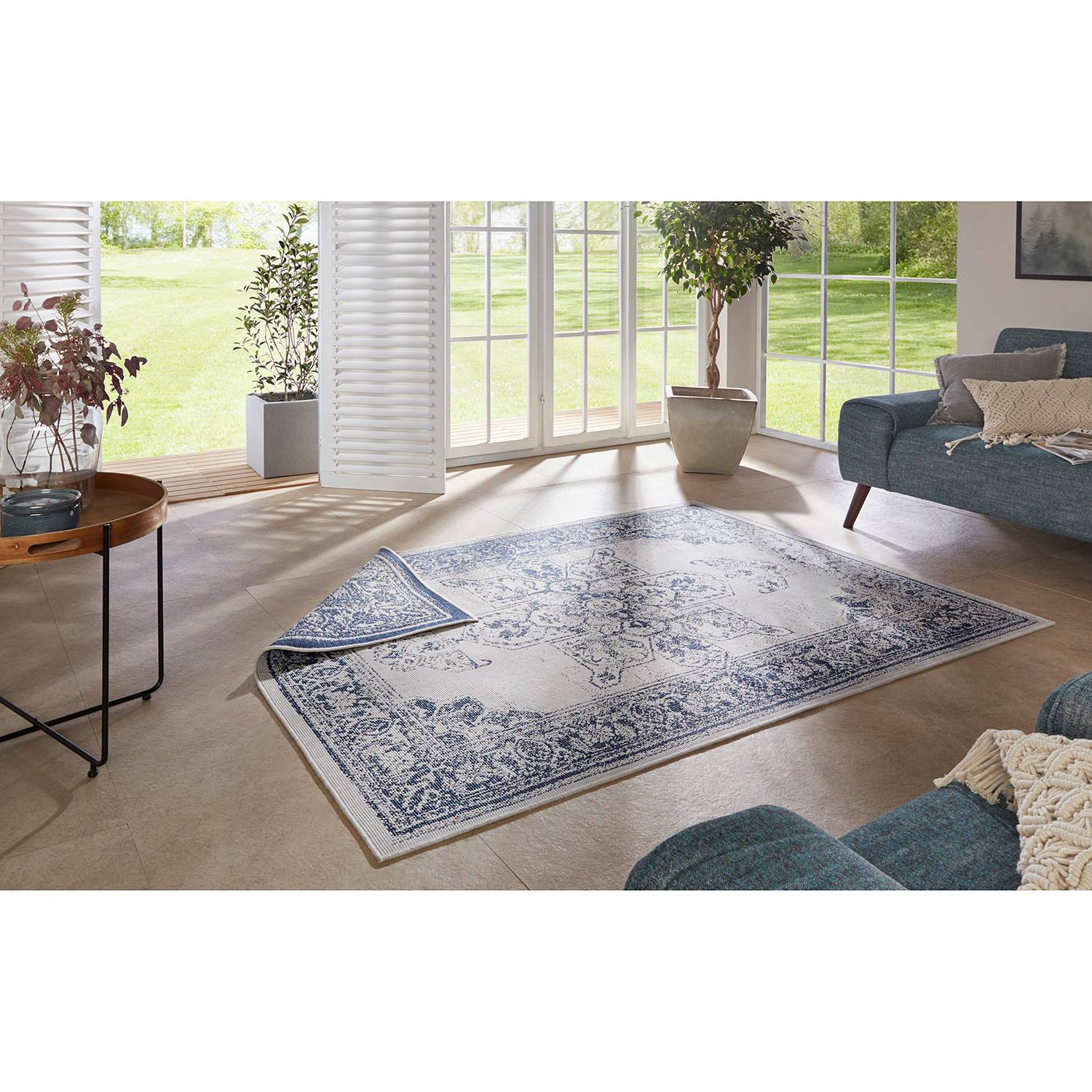 In-/Outdoor Wendeteppich Borbon I von Northrugs