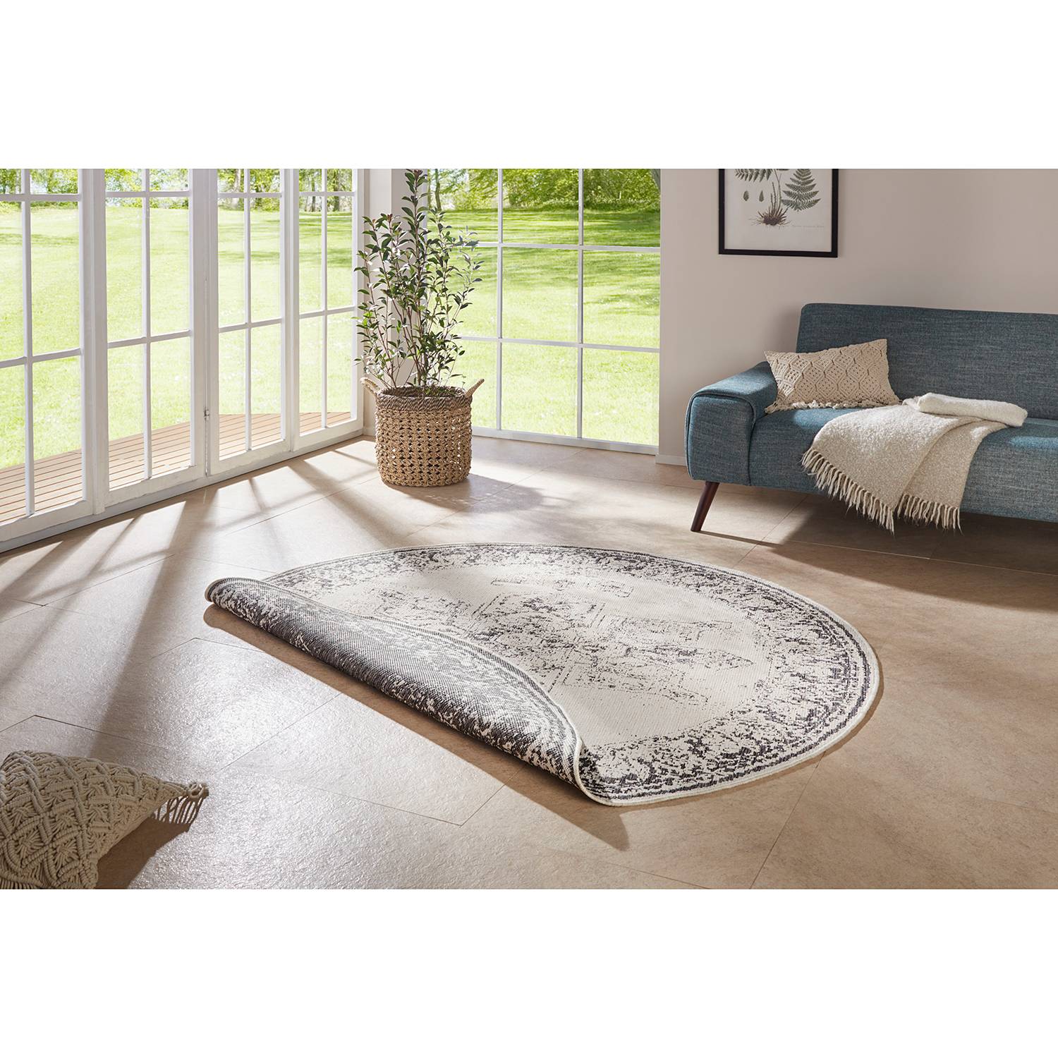 In-/Outdoor Wendeteppich Borbon II von Northrugs