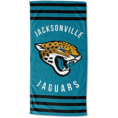 Northwest NFL Jacksonville Jaguars Unisex-Erwachsene Strandtuch, 76,2 x 152,4 cm, Streifen von Northwest