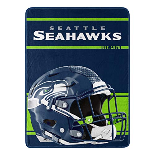 Seattle Seahawks NFL Fleecedecke, Decke RUN in 116 x 152 cm, 4020200 von Northwest