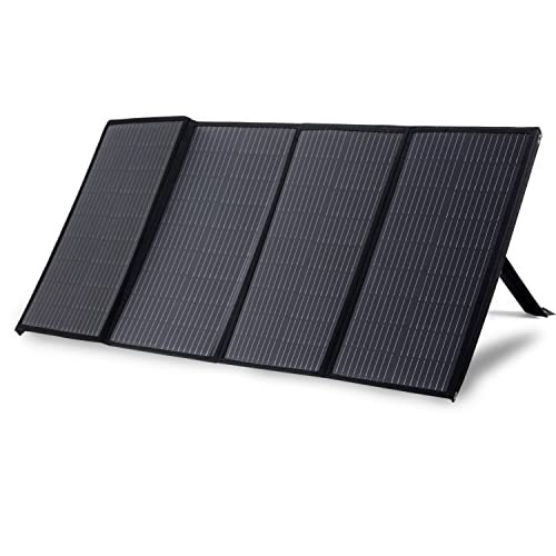 Novonova Solar Panel 120W Solarmodul Faltbar für Camping, Wandern und Outdoor, Wasserdichtes tragbares Solarpanel für Powerstation mit 2 x USB-Anschluss,1 Type-c Anschluss und 1 DC Output, TY002 von Novonova