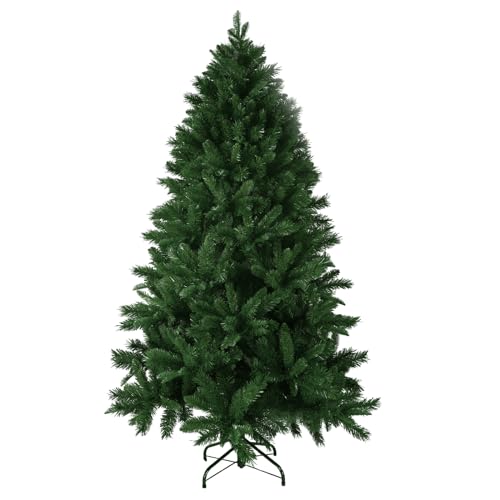 152cm/5ft Künstlicher Weihnachtsbaum aus PVC mit 755 Spitzen, Automatisch öffnender - Dichte Zweige, einfacher Aufbau - hochwertiger Christmas Tree mit Metallständerbasis, Weihnachtsgrün von NsiBan