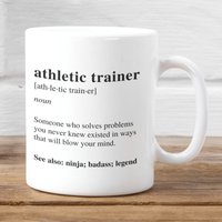 Athletic Trainer Definition Tasse, Geschenktasse Für Männer Und Frauen L Zum Geburtstag, Danksagung, Danke Geschenk, Kaffeetasse von NuurGifts