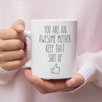 Mama Tasse, Lustige Muttertagsgeschenk Tasse Lustiges Geschenk Für Muttertag Von Tochter Unikat Geburtstagsgeschenk von NuurGifts