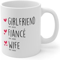 Neue Frau Geschenk, Tasse, Freundin Zu Verlobten Personalisiertes Hochzeitsgeschenk Für Braut von NuurGifts