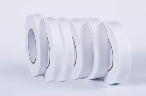 Doppelseitiges Klebeband transparent strong extra dünn 4 Rollen 24 mm u. 4 Rollen 15 mm Montageband Teppichklebeband Verlegeband von O&W Security
