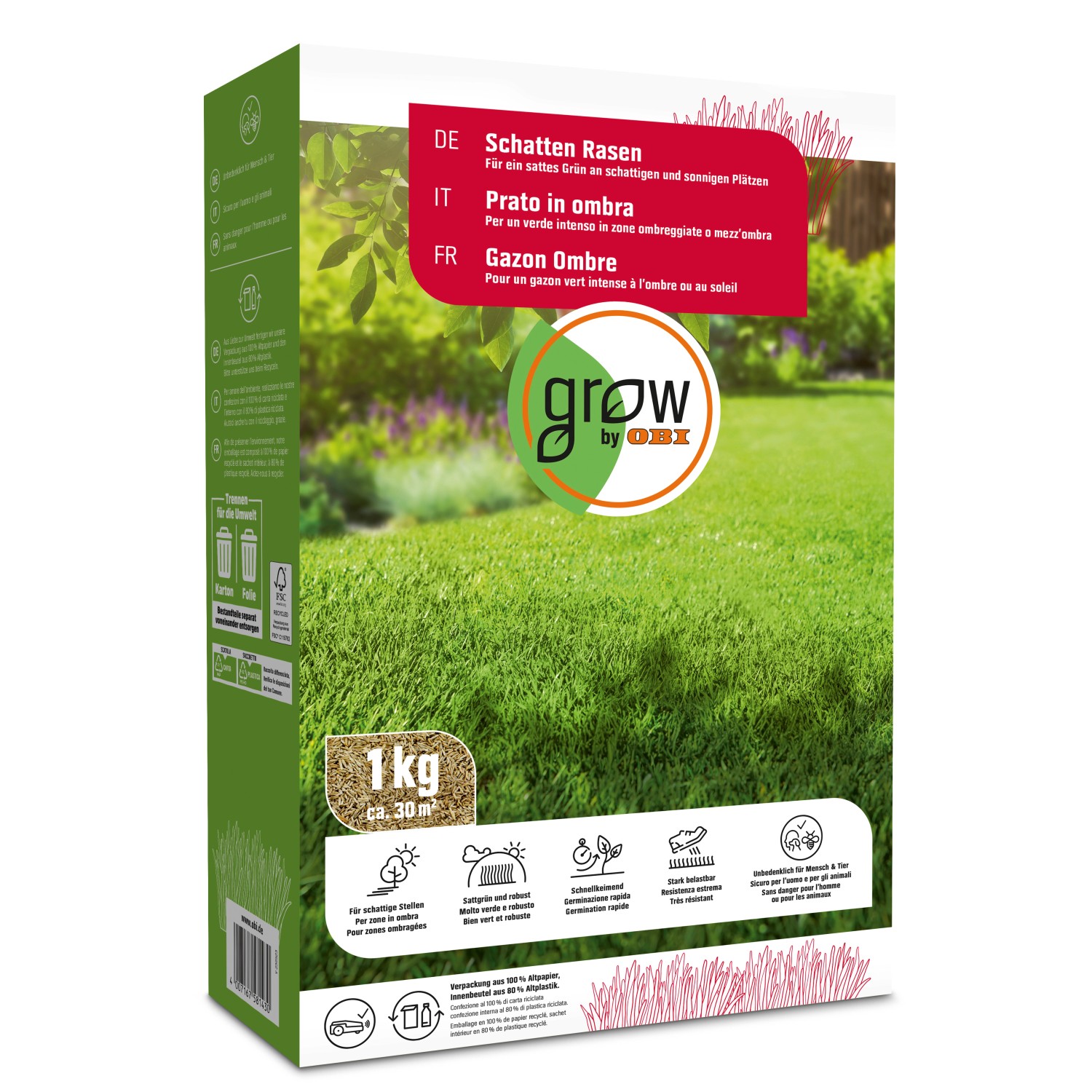 OBI Schatten-Rasen 1 kg von GROW by OBI