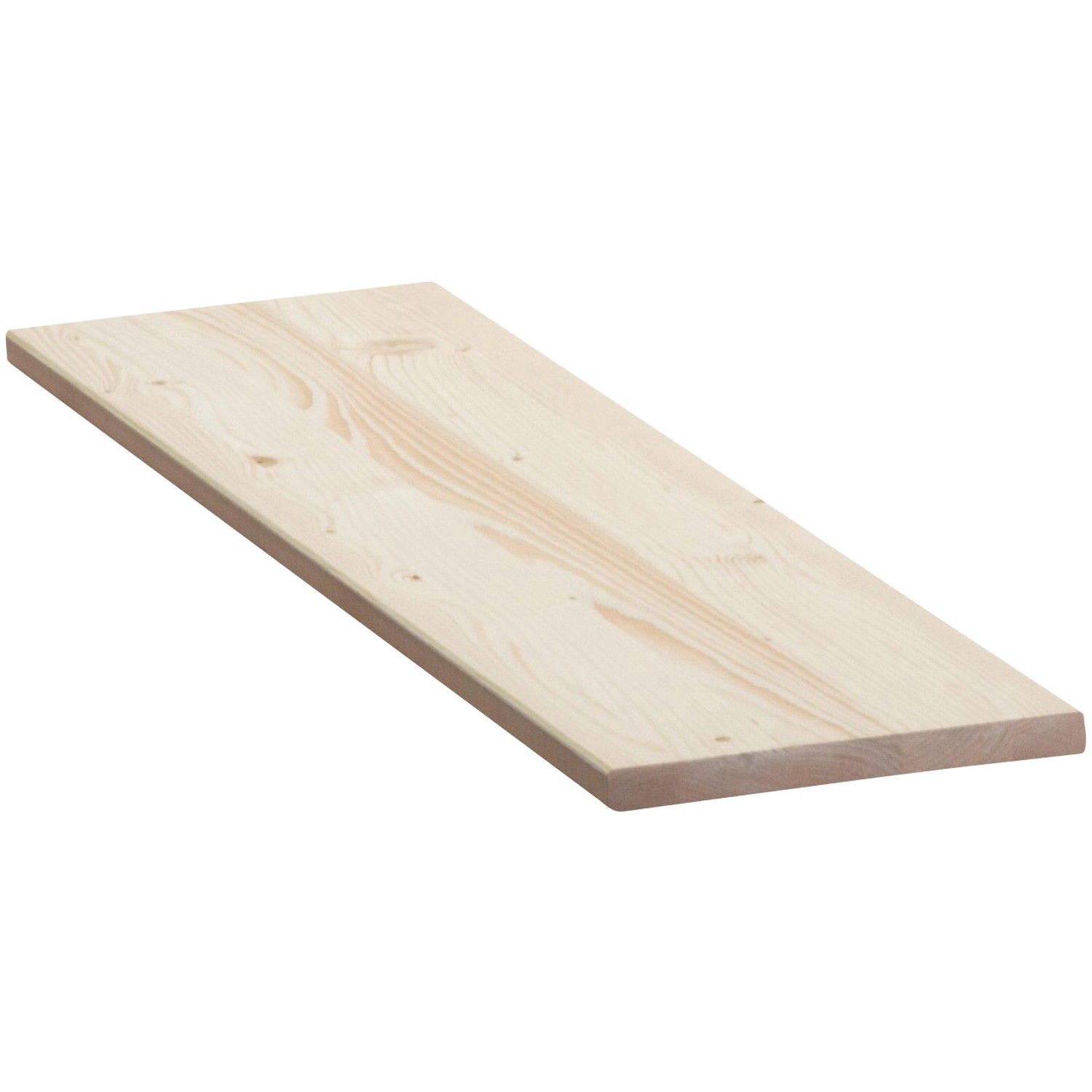 Leimholz Fichte 120 cm x 40 cm x 1,8 cm von OBI