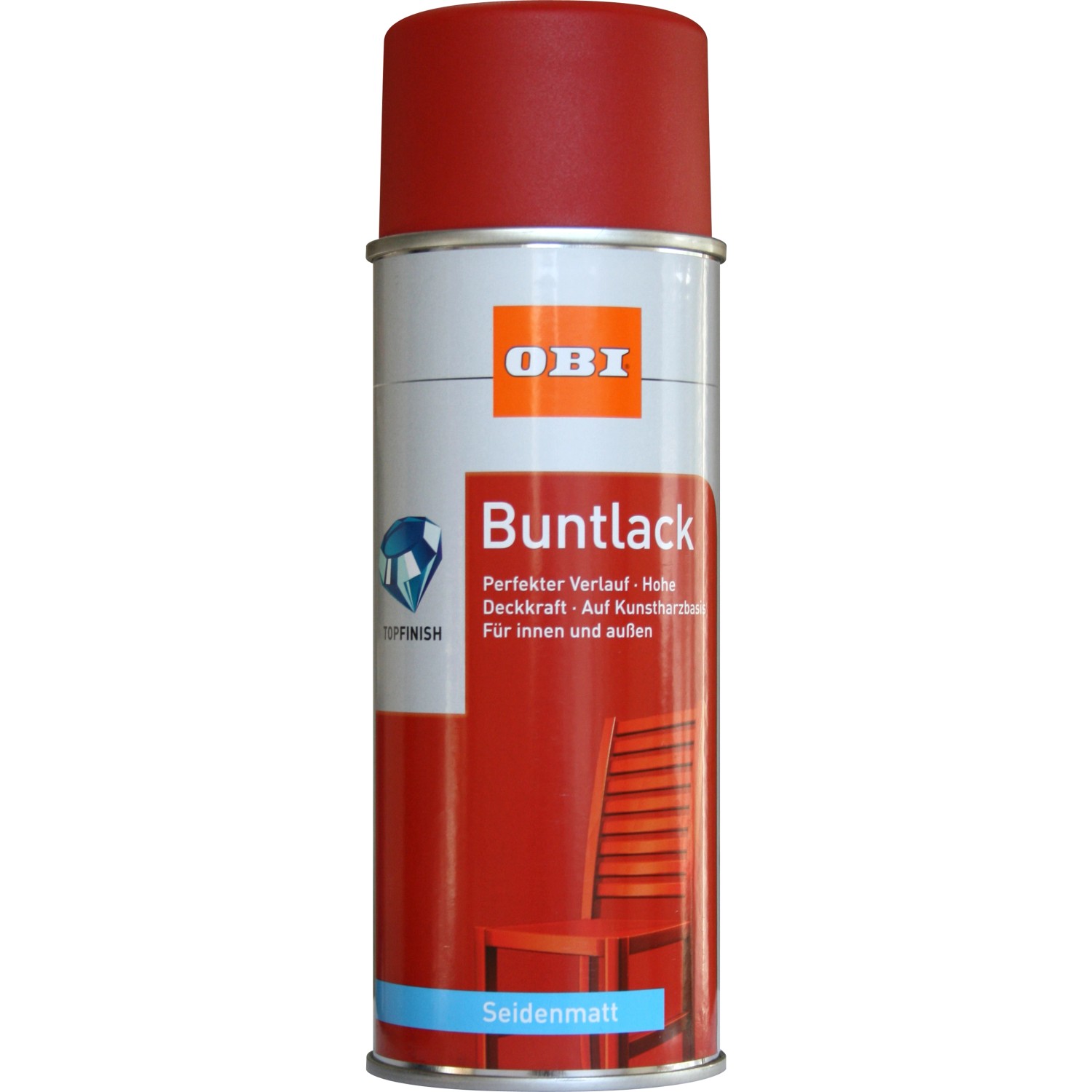 OBI Buntlack Spray RAL 3000 Feuerrot seidenmatt 400 ml von OBI
