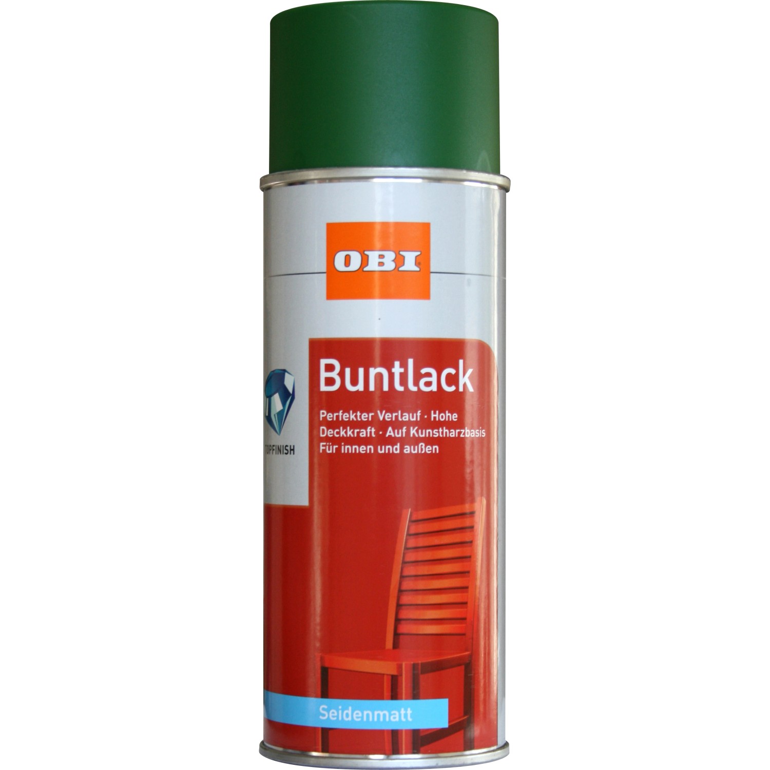OBI Buntlack Spray RAL 6002 Laubgrün seidenmatt 400 ml von OBI