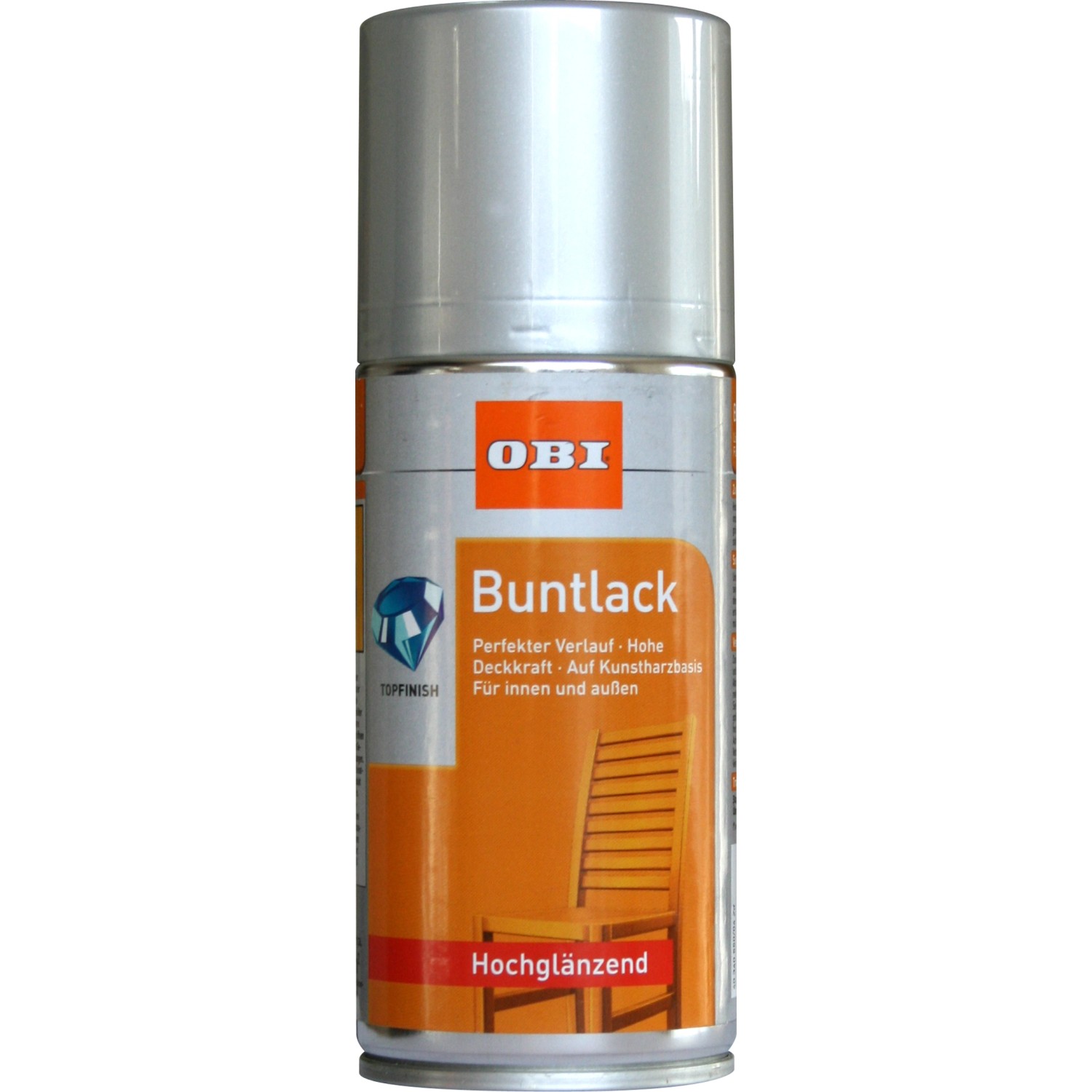 OBI Buntlack Spray RAL 9006 Weißalu hochglänzend 150 ml von OBI