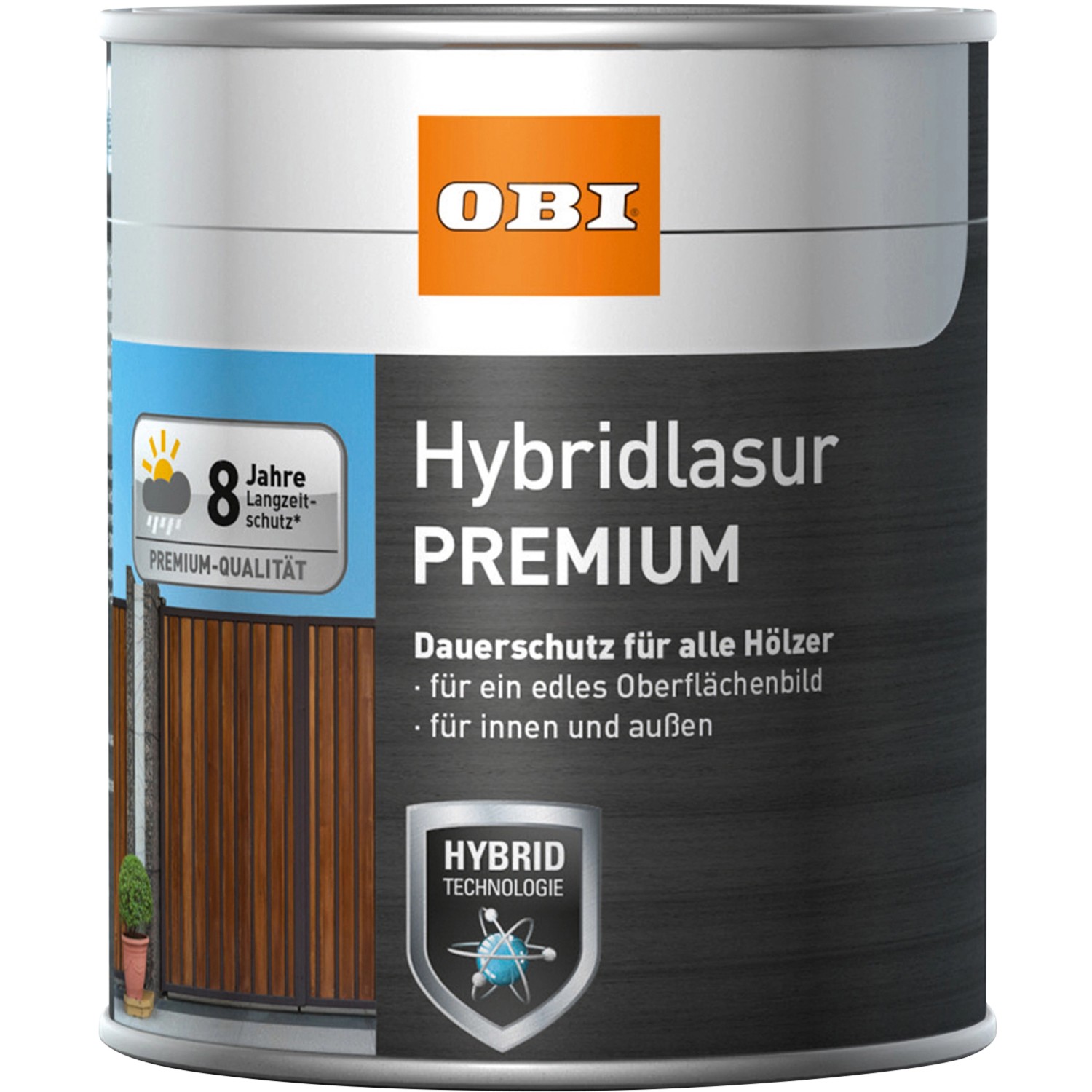 OBI Hybridlasur Premium Ebenholz 750 ml von OBI