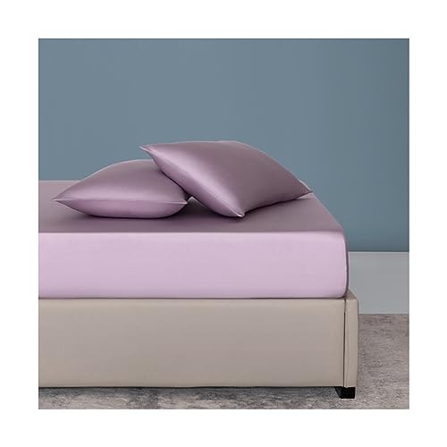 Spannbettlaken 90x200cm Bis 200x220 Tencel Lyocell Superweiches Spannbetttuch for Matratze Boxspringbett Oder Topper (Color : D, Size : King) von OBONG