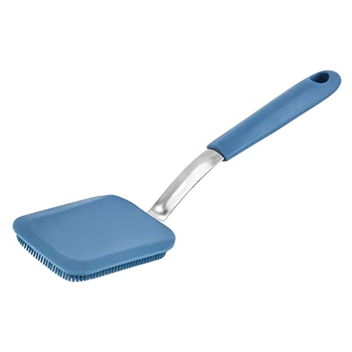 Silikon-Topf-Peeling-Geschirrspülbürste, Küchenbedarf, Silikon-Reinigungsbürste, Silikon-Bürste, Spülbürste, Reinigungsutensilien Mini Shisha 2 Schläuche (Blue, One Size) von OBiQuzz