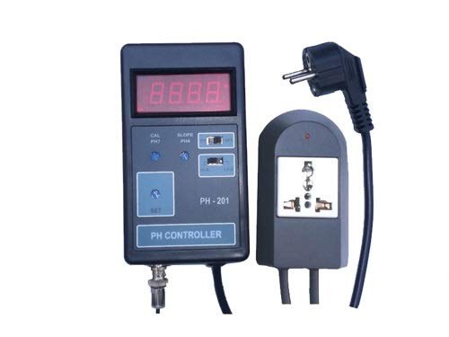 OCS.tec Wasserdichter PH-Controller Regler CO2-Wert Koi Aquarium Pool Süß- und Salzwasser Mini-PH-Elektrode P10 von OCS.tec