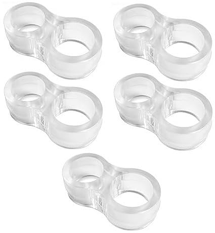 OG-ER Türstopper klinke Türklinkenpuffer Türklinken stopper, 5er-10er-20er Set, türgriff schutz, türstopper türklinke, türklinkenpuffer transparent (5er Set) von OG-ER