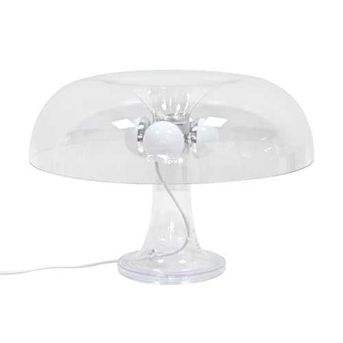 OKSANO Pilz Lampe, Mushroom Lampe,Tischlampe Mit 3 Einstellbaren FarbenLED Lampe,Mushroom Tischlampe Für Moderne Beleuchtung Für Schlafzimmer Retro Wohnzimmer Dekor (Transparente Farbe) von OKSANO